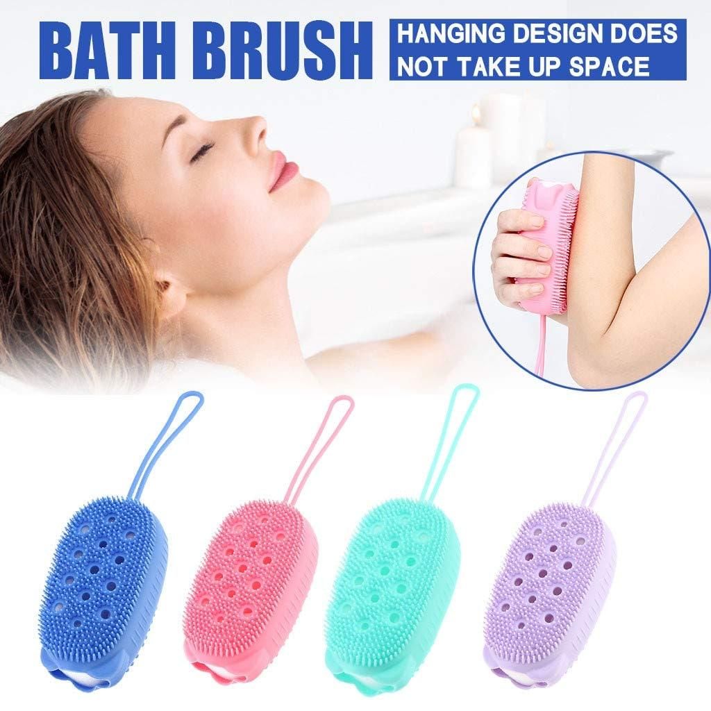 Delphi's Space™ Bath Brush-Silicone Foaming Bath Brush Scrubbing Brushes
