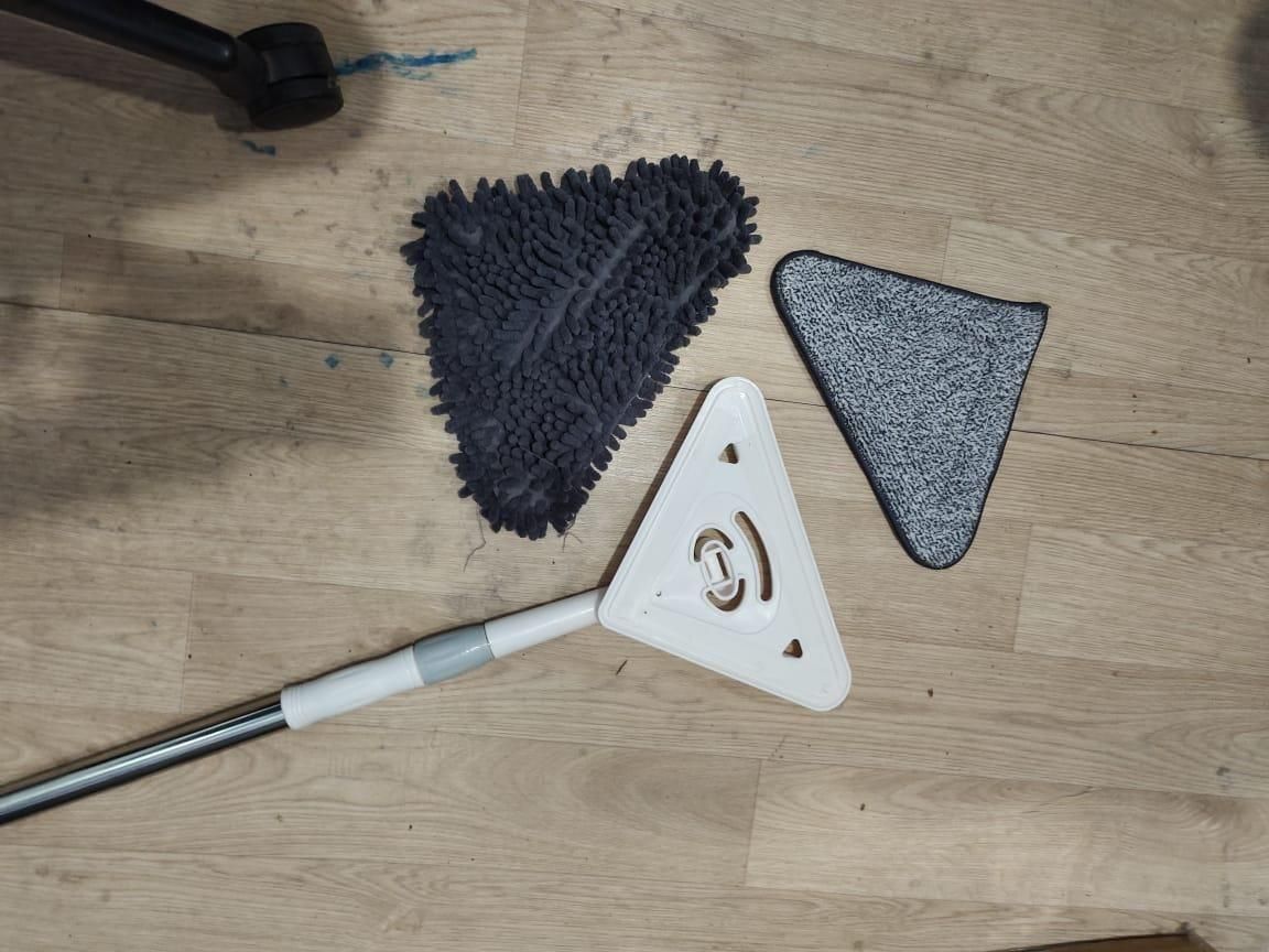 Delphi Space­™ Triangle Mop-Multi-Functional Rotatable Triangle Mop with Long Handle